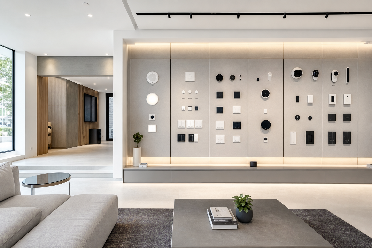 Premium smart home retail showroom