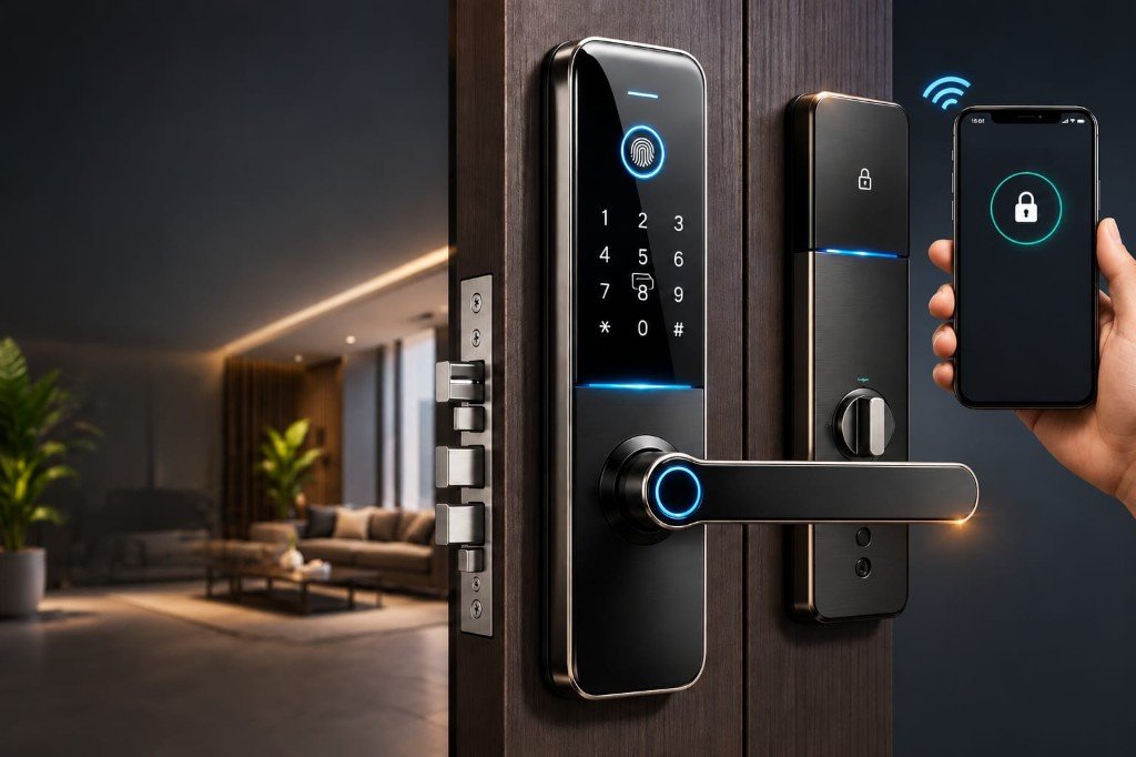 VAJRA fingerprint smart door lock