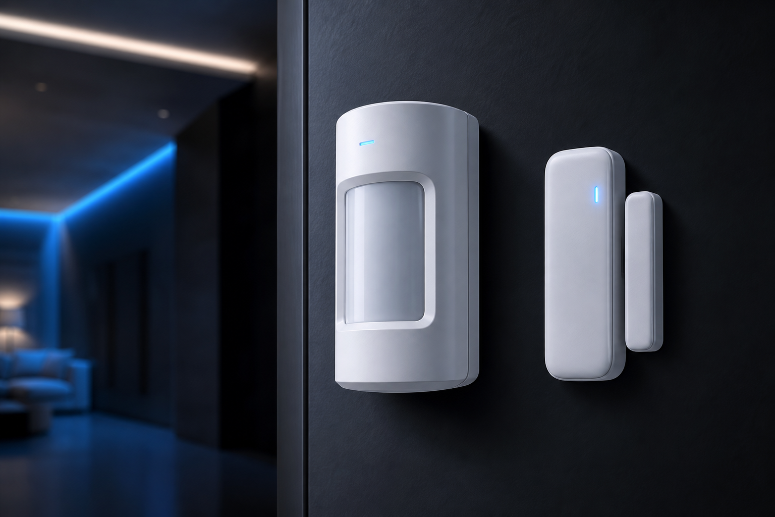 VAJRA motion and entry sensor technology in luxury interior