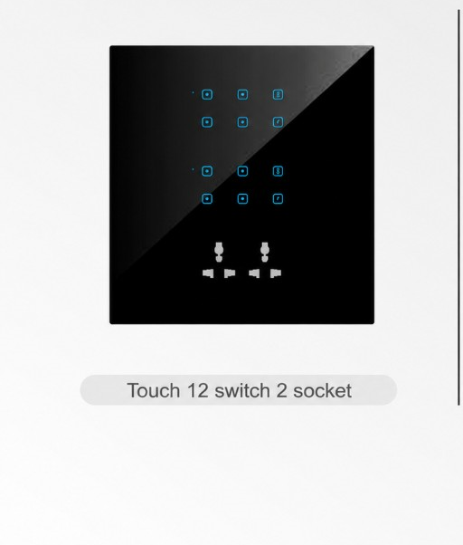 VAJRA Signature Series Touch 12 switch panel