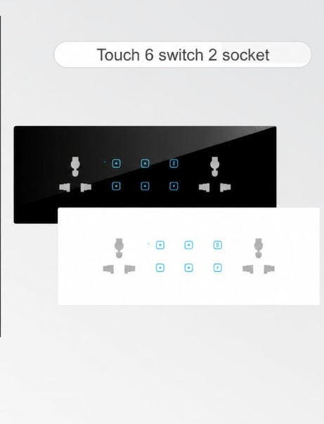 VAJRA Color Series touch panel in black and white